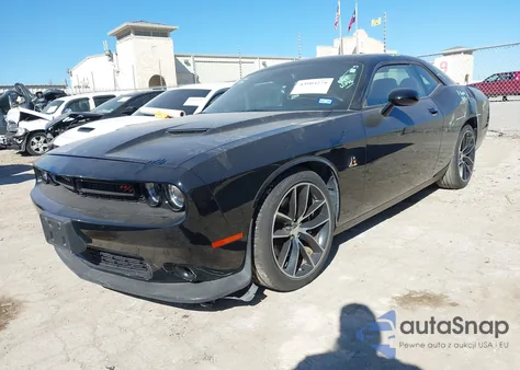 2016 Dodge Challenger R/T Scat Pack z USA, uszkodzony, nr VIN 2C3CDZFJ8GH255527